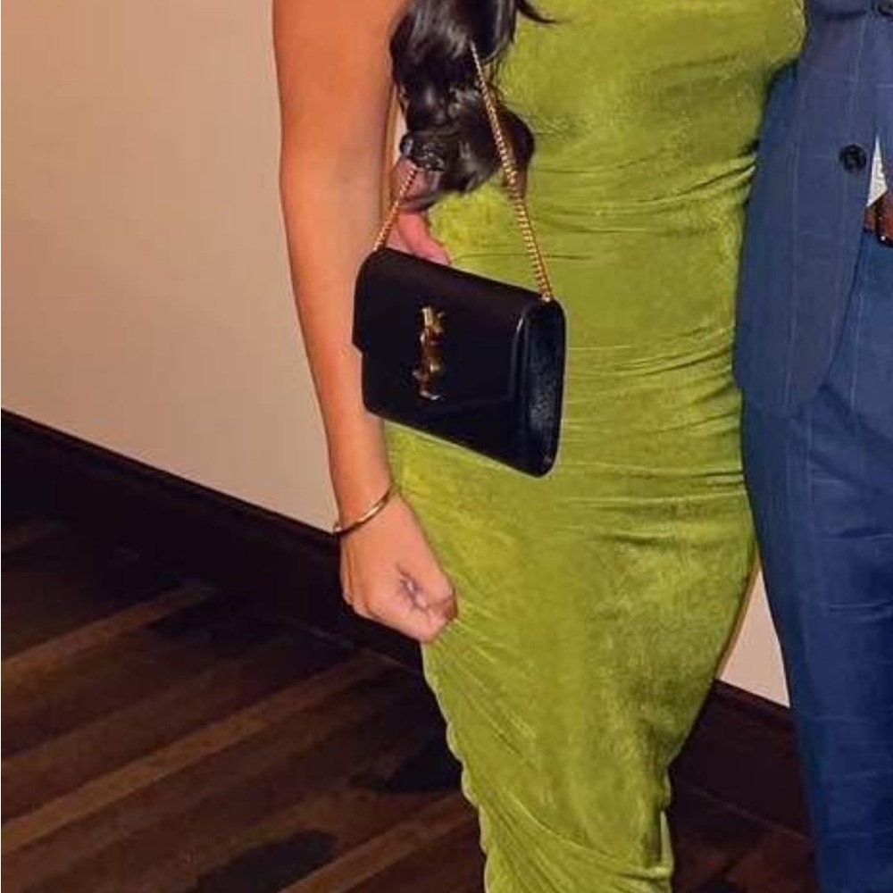 ๐ฟ The Goddess Midi Dress โ Green โ Size 2 (US) - Picture 3 of 3